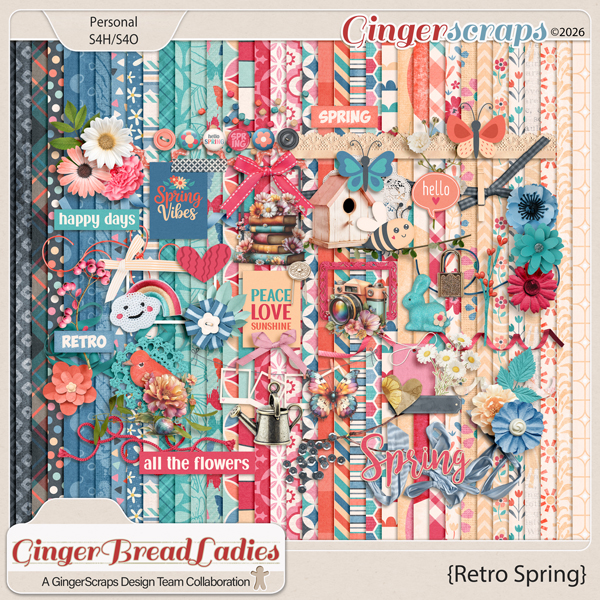 GingerBread Ladies Monthly Mix: Retro Spring