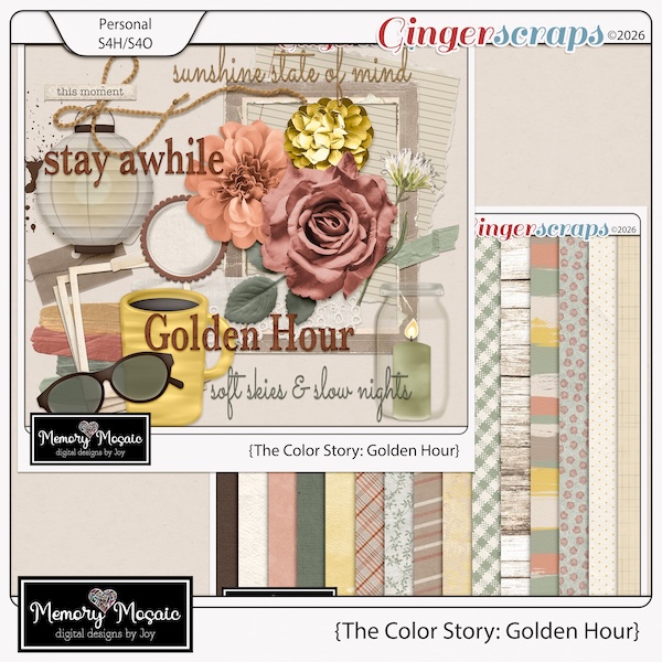 The Color Story: Golden Hour by Memory Mosaic