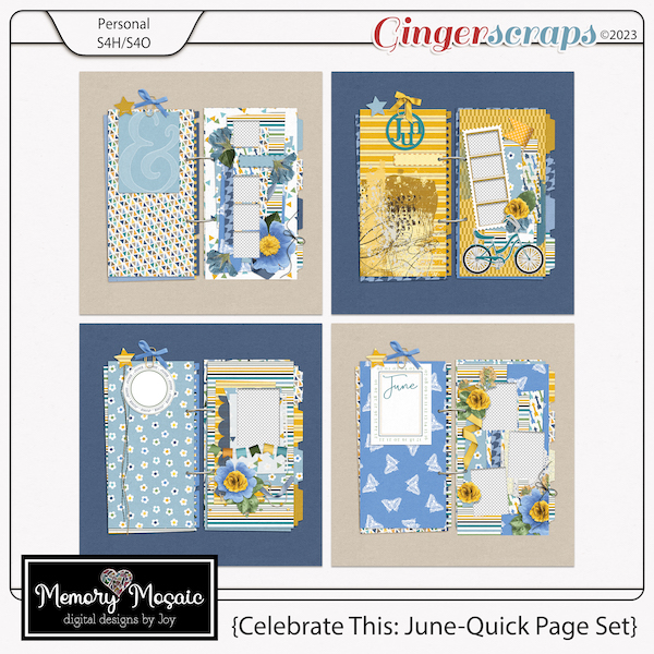 Celebrate This: June-Quick Page Set by Memory Mosaic