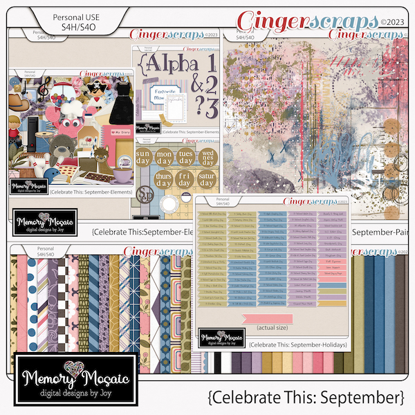 Celebrate This: September by Memory Mosaic