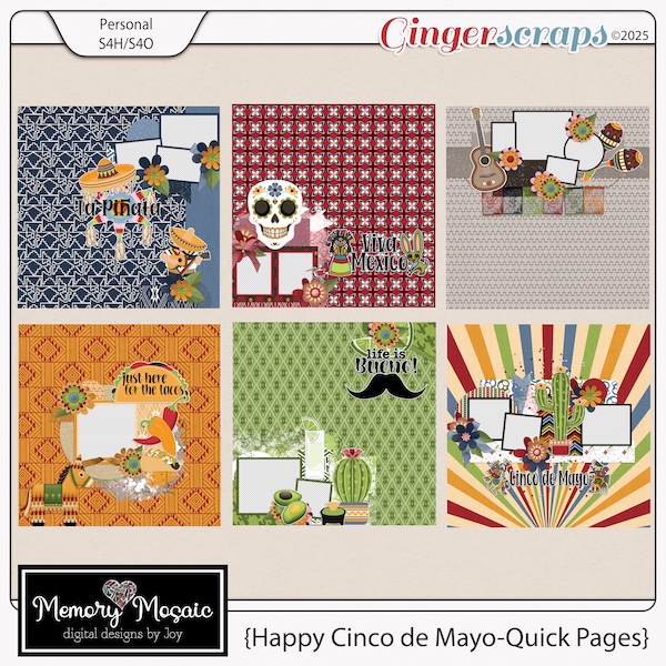 Happy Cinco de Mayo-Quick Pages by Memory Mosaic