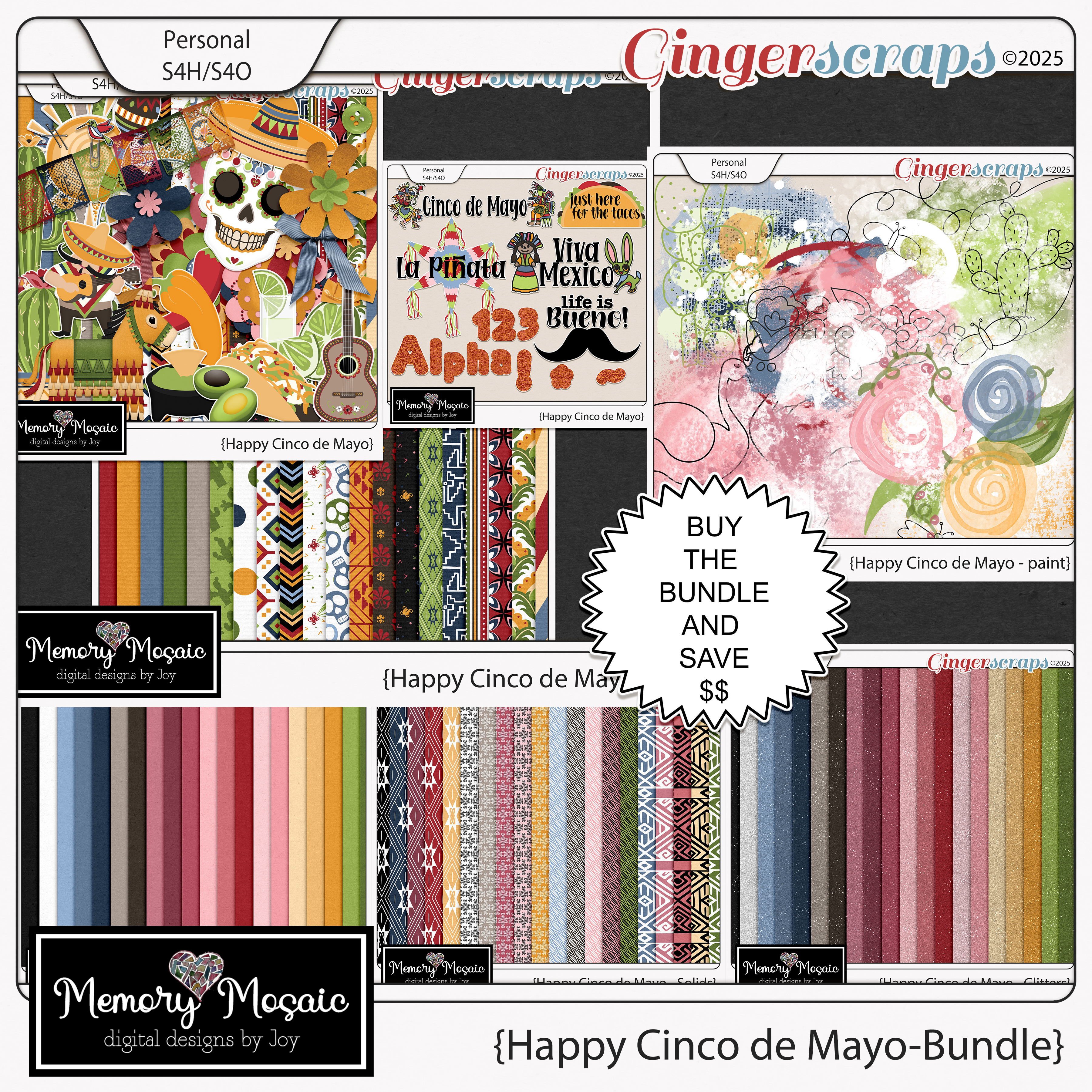 Happy Cinco de Mayo-Bundle by Memory Mosaic