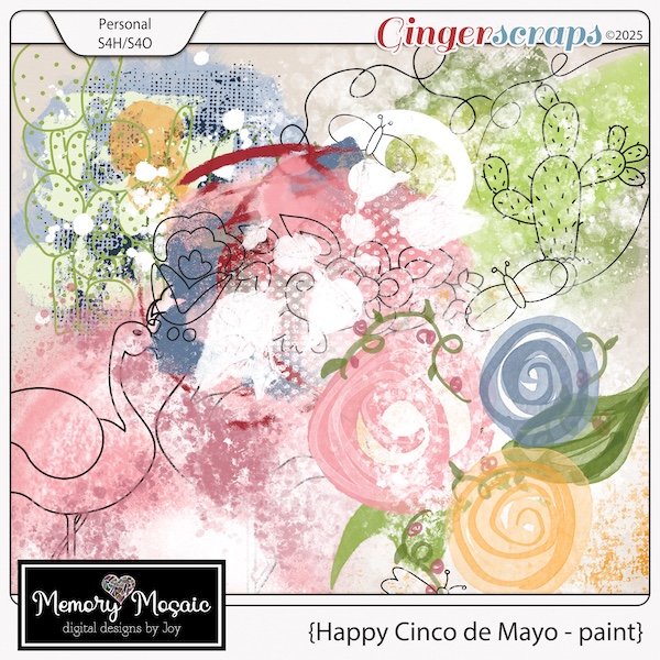 Happy Cinco de Mayo-Paint by Memory Mosaic
