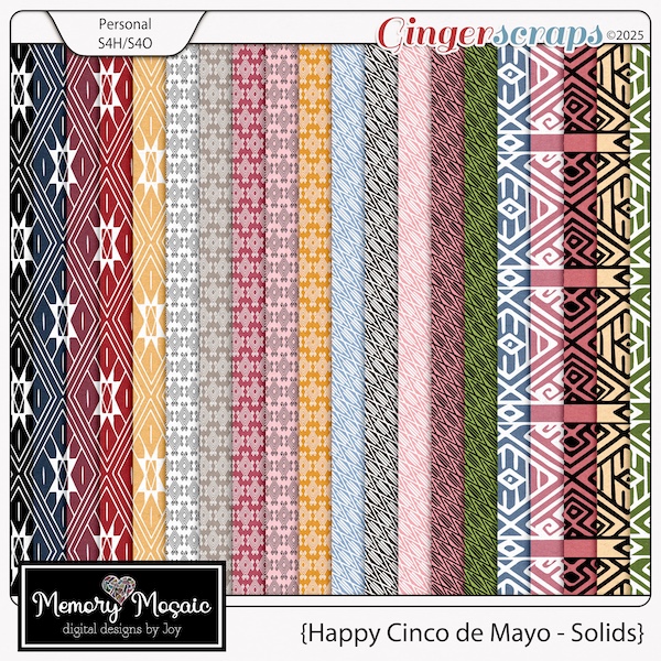 Happy Cinco de Mayo-Patterns by Memory Mosaic