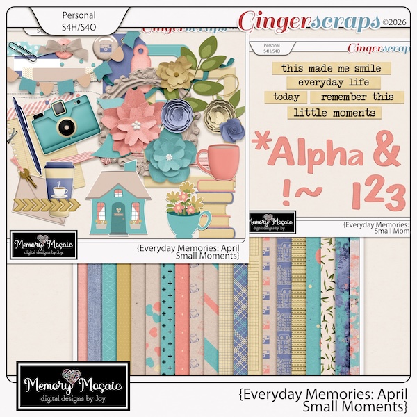 Everyday Memories: April-Small Moments by Memory Mosaic