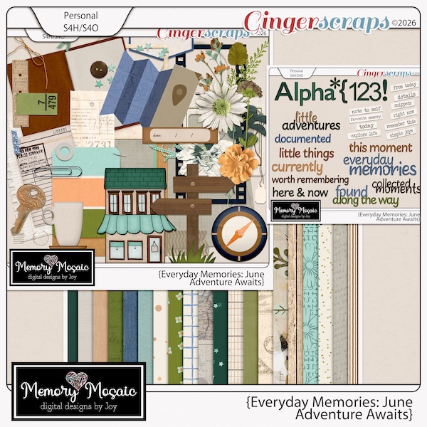 Everyday Memories: June - Adventure Awaits by Memory Mosaic