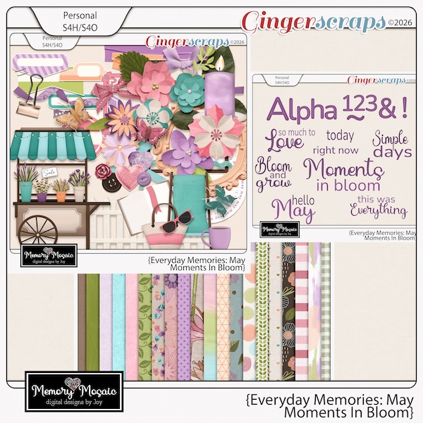 Everyday Memories: May-Moments In Bloom by Memory Mosaic