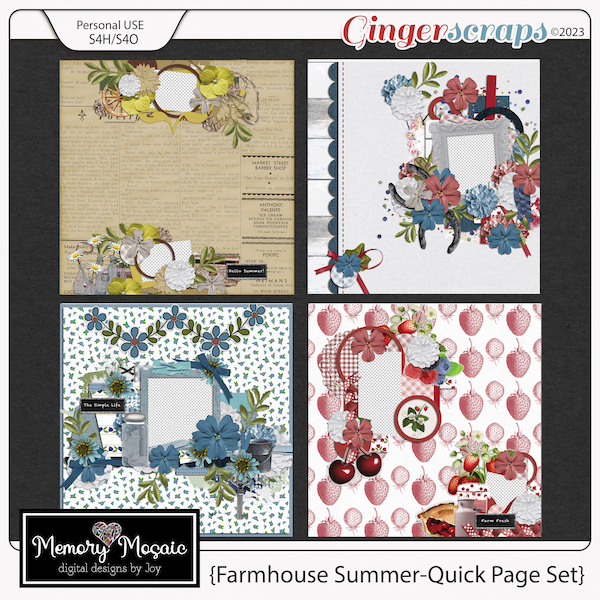 Farmhouse Summer Quick Page Set by Memory Mosaic