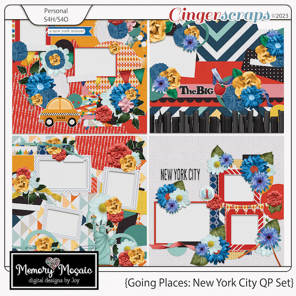 Going Places: New York City QP Set by Memory Mosaic