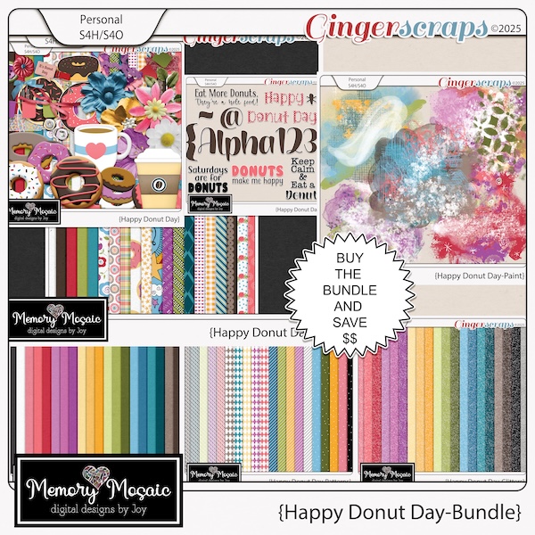 Happy Donut Day Bundle by Memory Mosaic