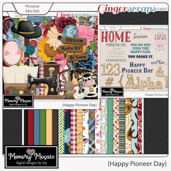 Happy Pioneer Day by Memory Mosaic