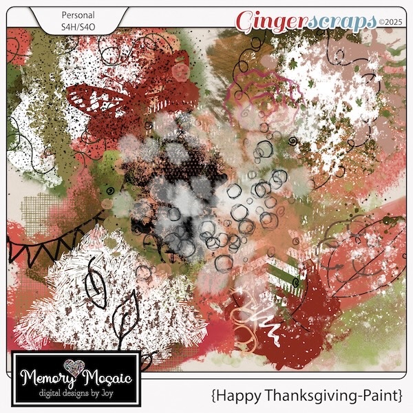 Happy Thanksgiving Paints by Memory Mosaic