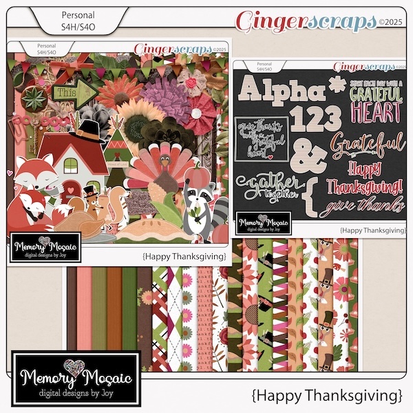 Happy Thanksgiving Kit by Memory Mosaic
