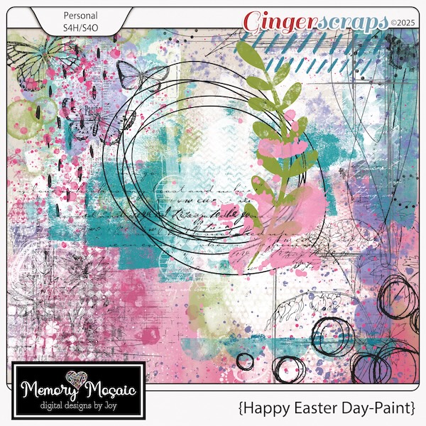 Happy Easter Day-Paint by Memory Mosaic
