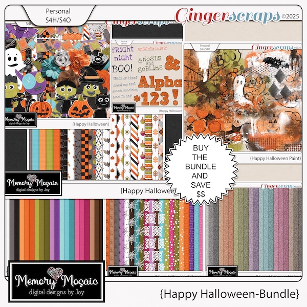 Happy Halloween Bundle by Memory Mosaic