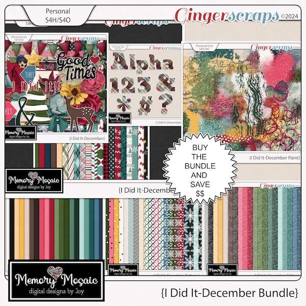 I Did It-December Bundle by Memory Mosaic