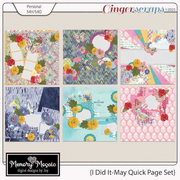 I Did It-May Quick Page Set by Memory Mosaic