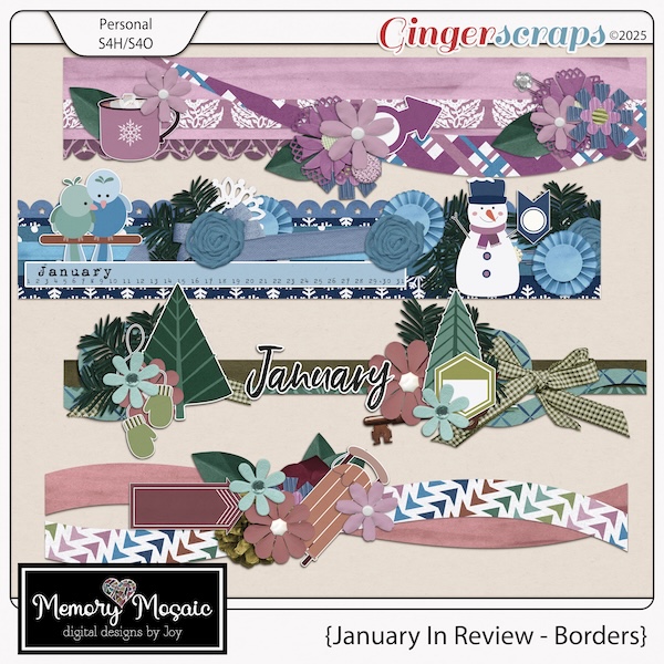 January In Review - Borders by Memory Mosaic