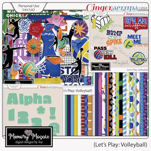 Let's Play: Volleyball by Memory Mosaic