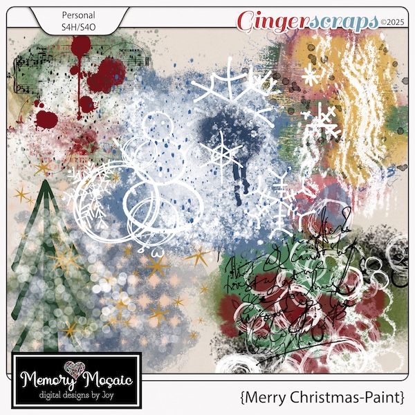 Merry Christmas Paint by Memory Mosaic