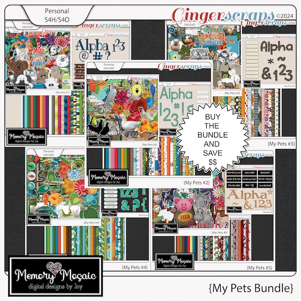 My Pets Bundle by Memory Mosaic