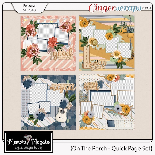 On The Porch Quick Page Set by Memory Mosaic