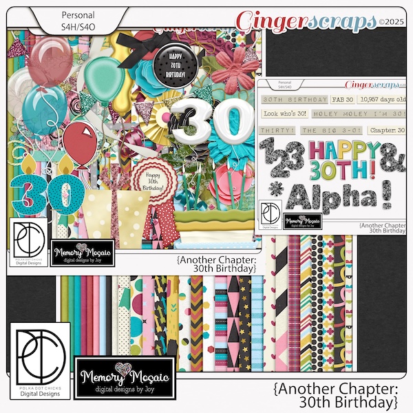 Another Chapter: 30th Birthday by Memory Mosaic & Polka Dot Chicks