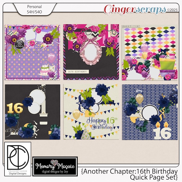Another Chapter: 16th Birthday QP Set by Memory Mosaic & Polka Dot Chicks