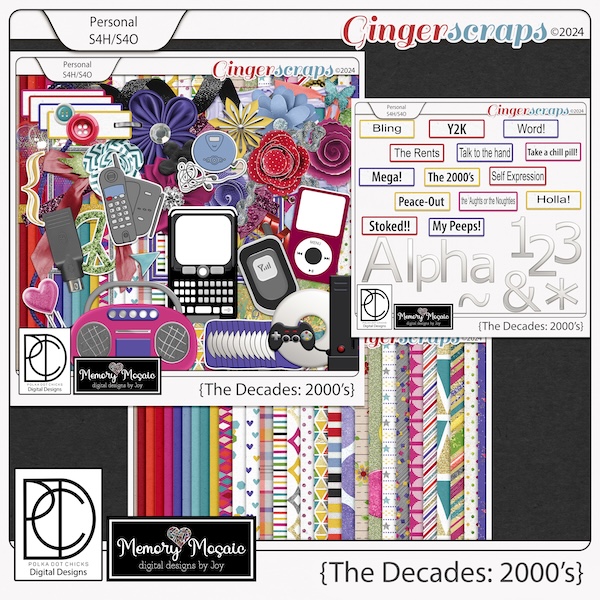 The Decades: 2000's by Memory Mosaic and Polka Dot Chicks