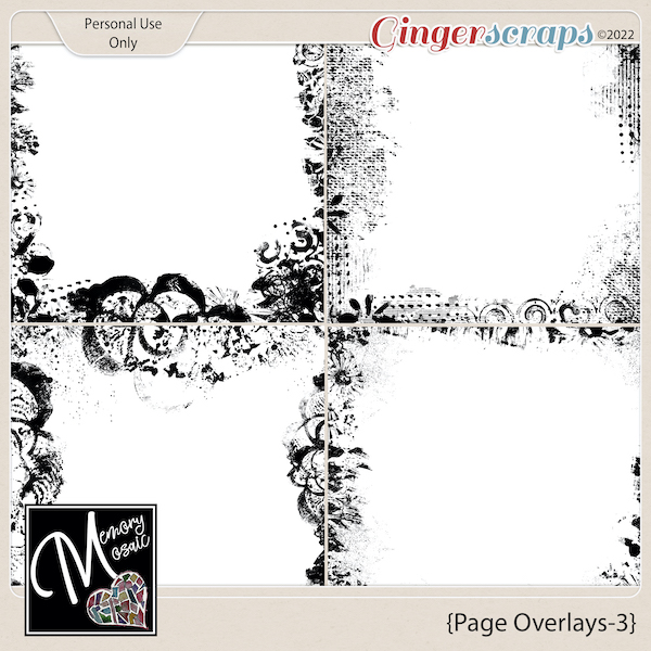 Page Overlays 3 by Memory Mosaic