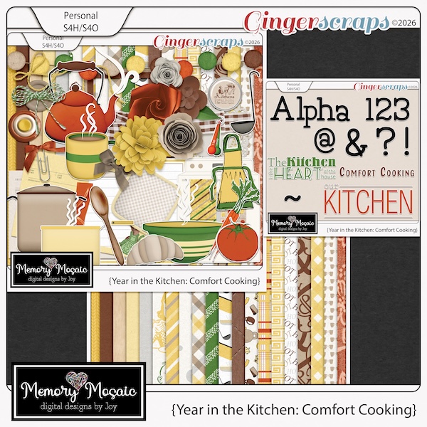 Year In The Kitchen: Comfort Cooking by Memory Mosaic