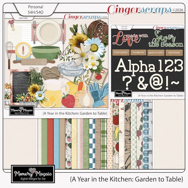A Year In The Kitchen: Garden to Table by Memory Mosaic