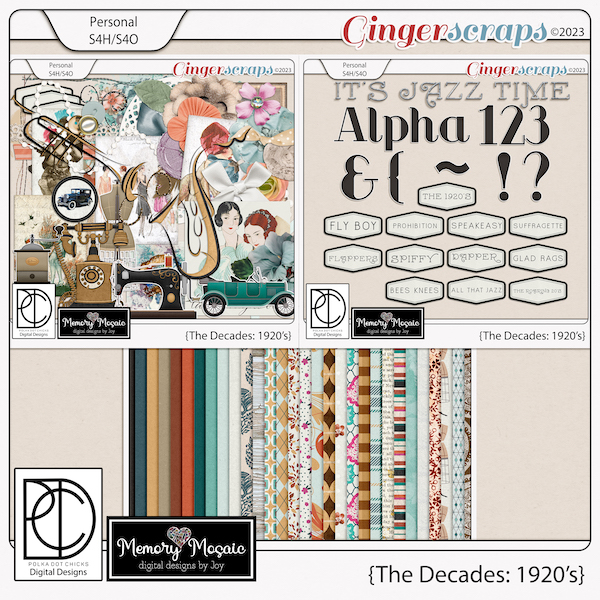 The Decades: 1920's by Memory Mosaic and Polka Dot Chicks