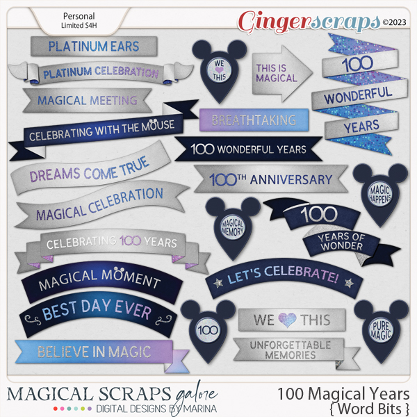 100 Magical Years (word bits)