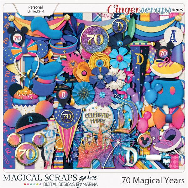 70 Magical Years (page kit)