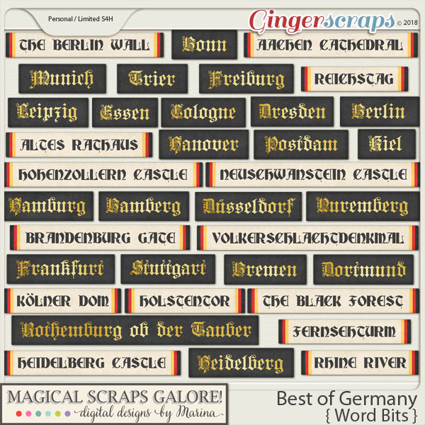 Best of Germany (word bits)