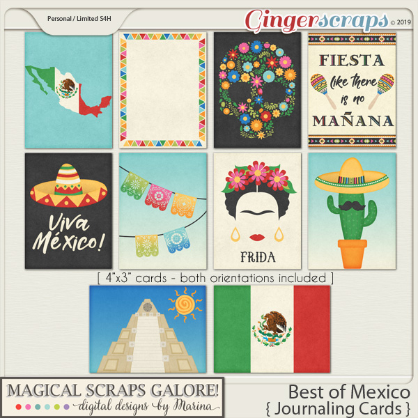 Best of Mexico (journaling cards)