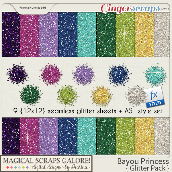 Bayou Princess (glitter pack)