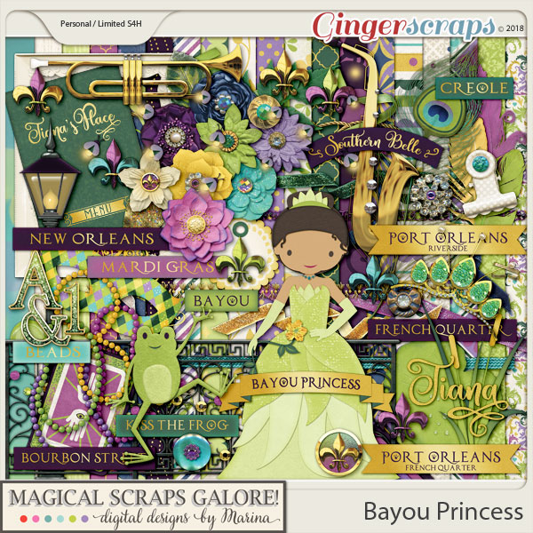 Bayou Princess (page kit)