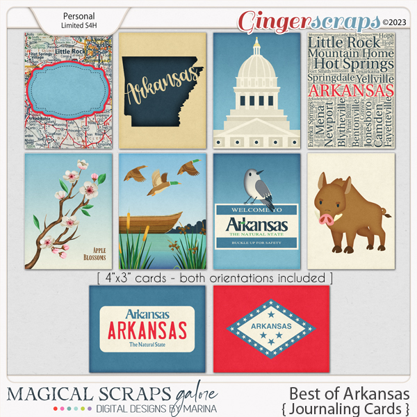 Best of Arkansas (journaling cards)