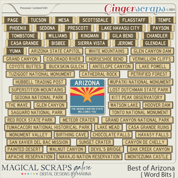 Best of Arizona (word bits)