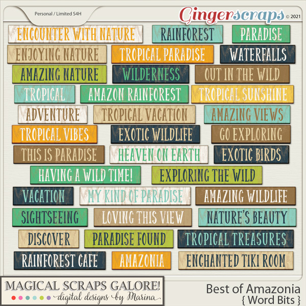 Best of Amazonia (word bits)