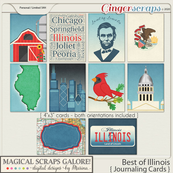 Best of Illinois (journaling cards)