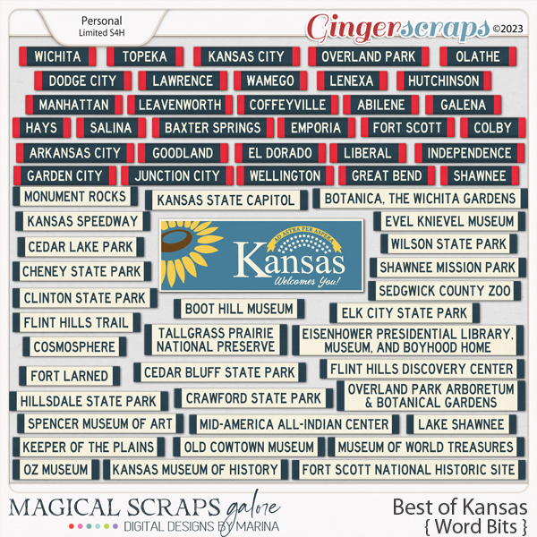 Best of Kansas (word bits)