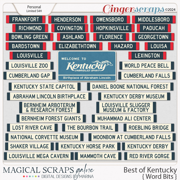 Best of Kentucky (word bits)