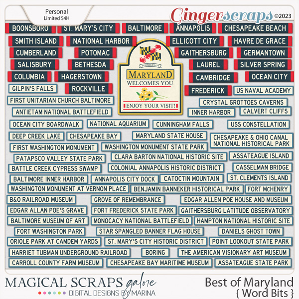 Best of Maryland (word bits)