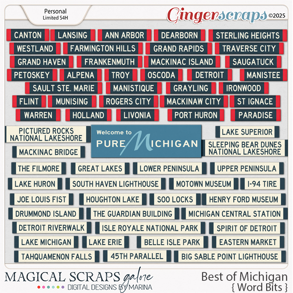 Best of Michigan (word bits)