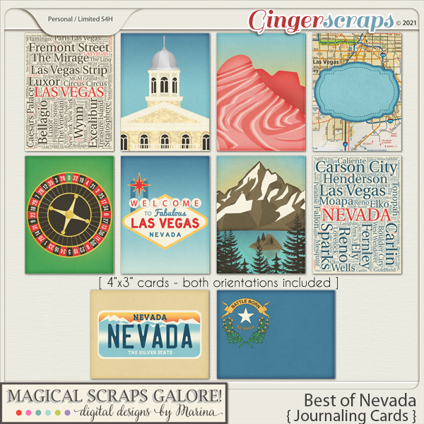 Best of Nevada (journaling cards)