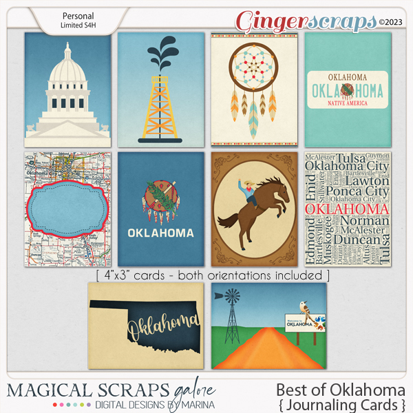 Best of Oklahoma (journaling cards)
