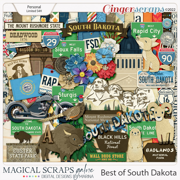 Best of South Dakota (page kit)